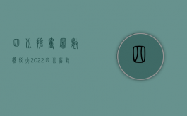 四川抢夺罪数额较大（2022四川省对抢夺罪的数额是怎样规定的）