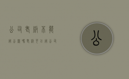 公司老板不能用公款吗（老板可以用公司的钱吃饭吗）