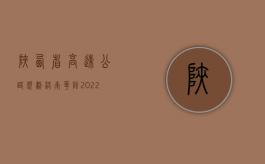 陕西省高速公路规划洛南华阴（2022年陕西省交通事故死亡赔偿标准是怎样的）