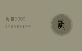 诈骗5000元怎么定罪（诈骗5000元属于什么案件）