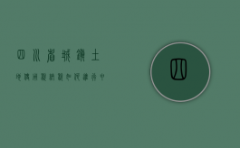 四川省城镇土地使用税纳税如何进行申报（四川省城镇土地使用税纳税如何进行征收）