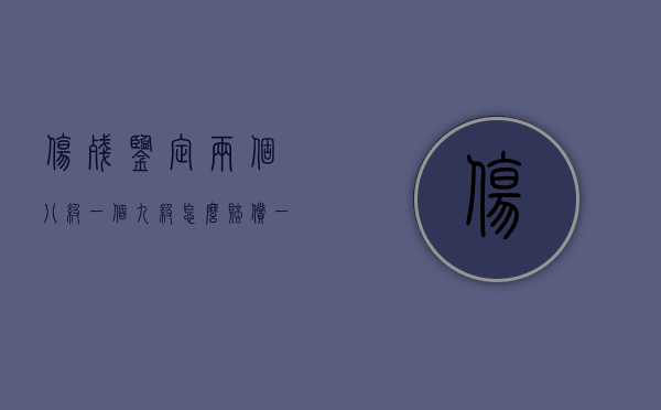 伤残鉴定两个八级一个九级怎么赔偿（一个8级伤残两个9级）