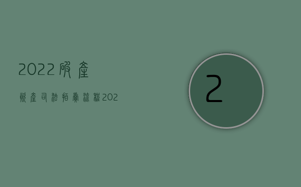 2022破产资产司法拍卖流程（2022破产资产司法拍卖流程）