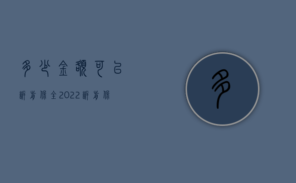 多少金额可以诉前保全（2022诉前保全金额有什么规定）