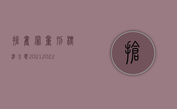 抢夺罪量刑标准金额2021（2022抢劫罪的认定处罚标准是如何的）