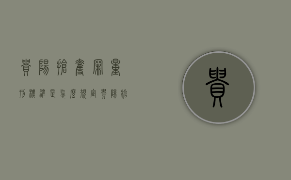 贵阳抢夺罪量刑标准是怎么规定（贵阳枪毙人的地方在哪里）