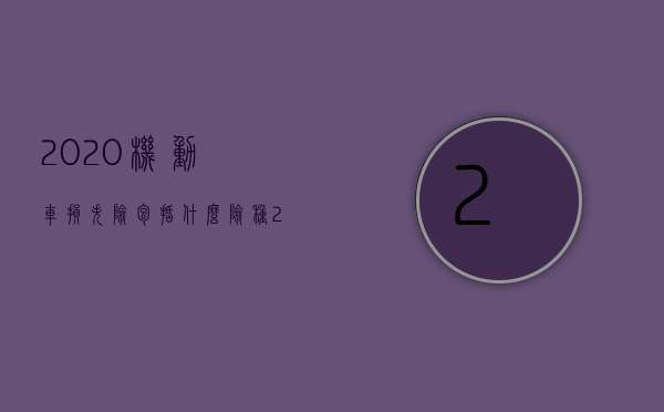 2020机动车损失险包括什么险种（2022哪些情形下保险人赔偿车辆损失险）