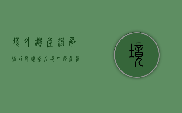 境外遗产继承骗局揭秘图片（境外遗产继承骗局揭秘案例）