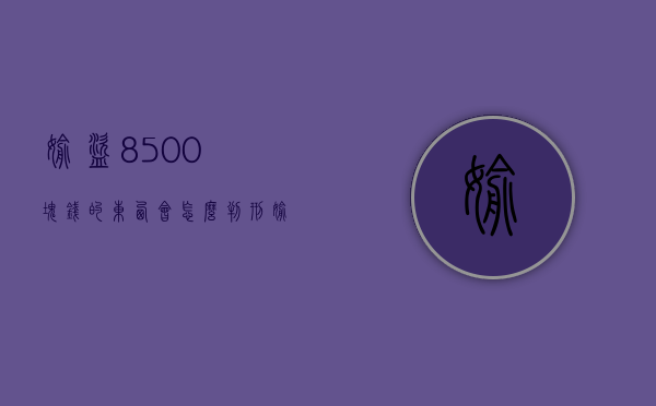 偷盗8500块钱的东西会怎么判刑（偷盗60元可以立案吗）