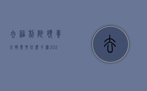 去福利院领养小孩需要什么手续（2020年福利院领养孩子需要什么条件和手续）