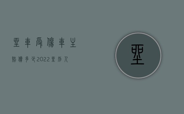 坐车受伤,车主赔偿多少（2022坐别人车受伤怎么赔偿）