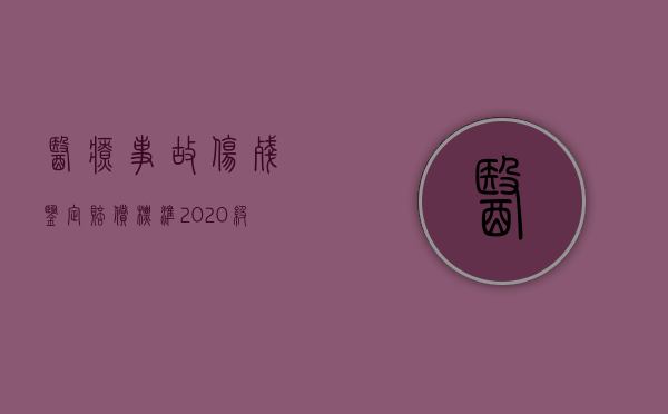 医疗事故伤残鉴定赔偿标准2020级（2022医疗损害鉴定次要责任如何赔偿）