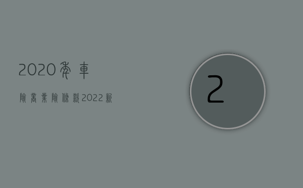 2020年车险商业险条款（2022新版商业车险条款有何变化）